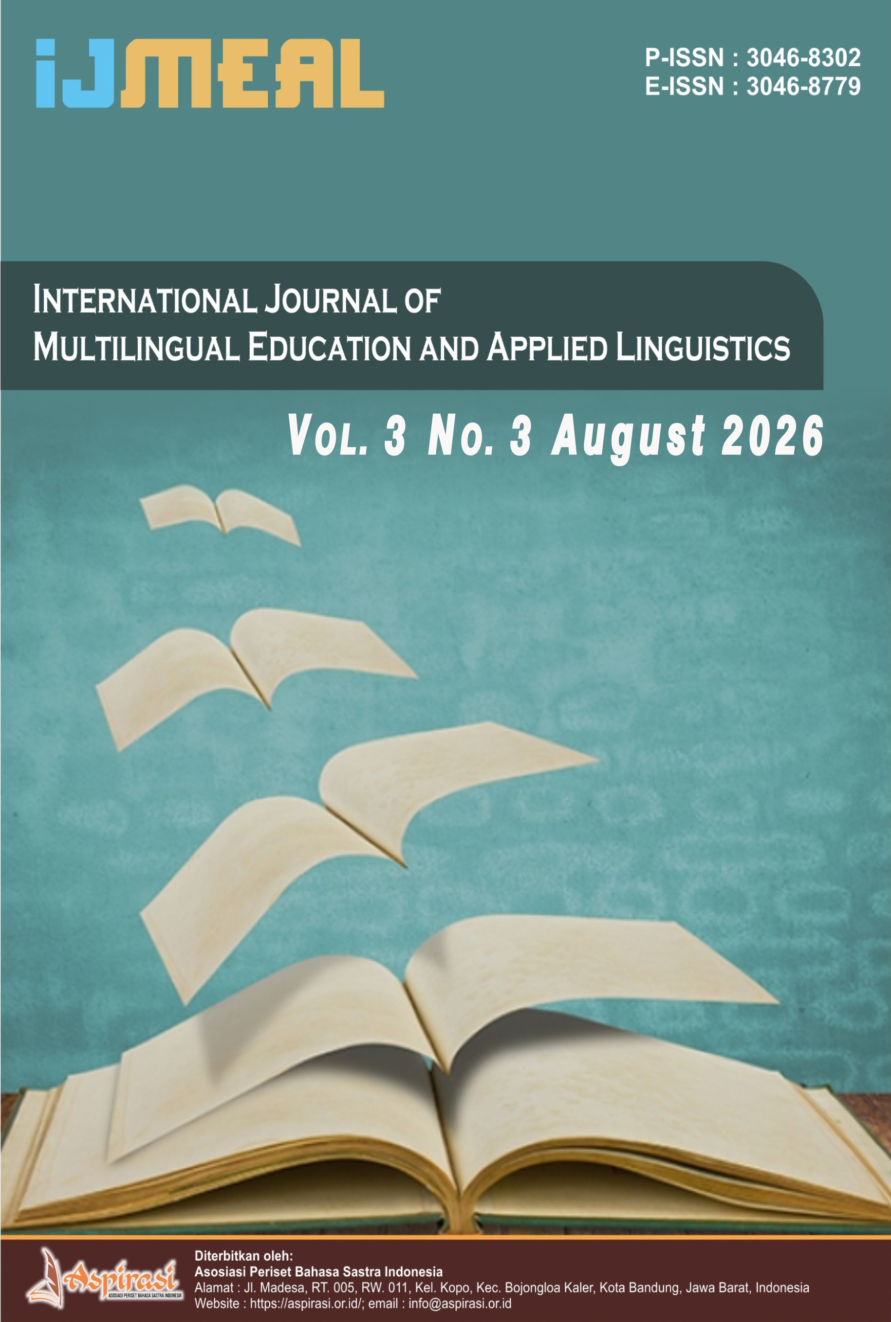 					View Vol. 3 No. 3 (2026): International Journal of Multilingual Education and Applied Linguistics
				